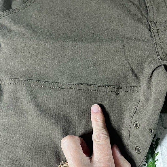 PrAna Breathe Straight Fit Brown Men’s Pants 36X34 Vented Cargo Stretchy - Picture 3 of 16